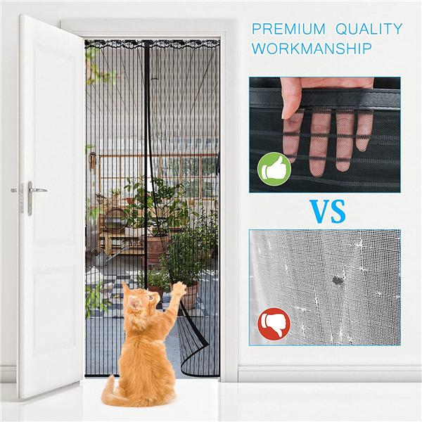 2022 Новый магнитный экран, дверная занавеска, противомоскитная сетка, сетка от насекомых, автоматическое закрытие, простая установка