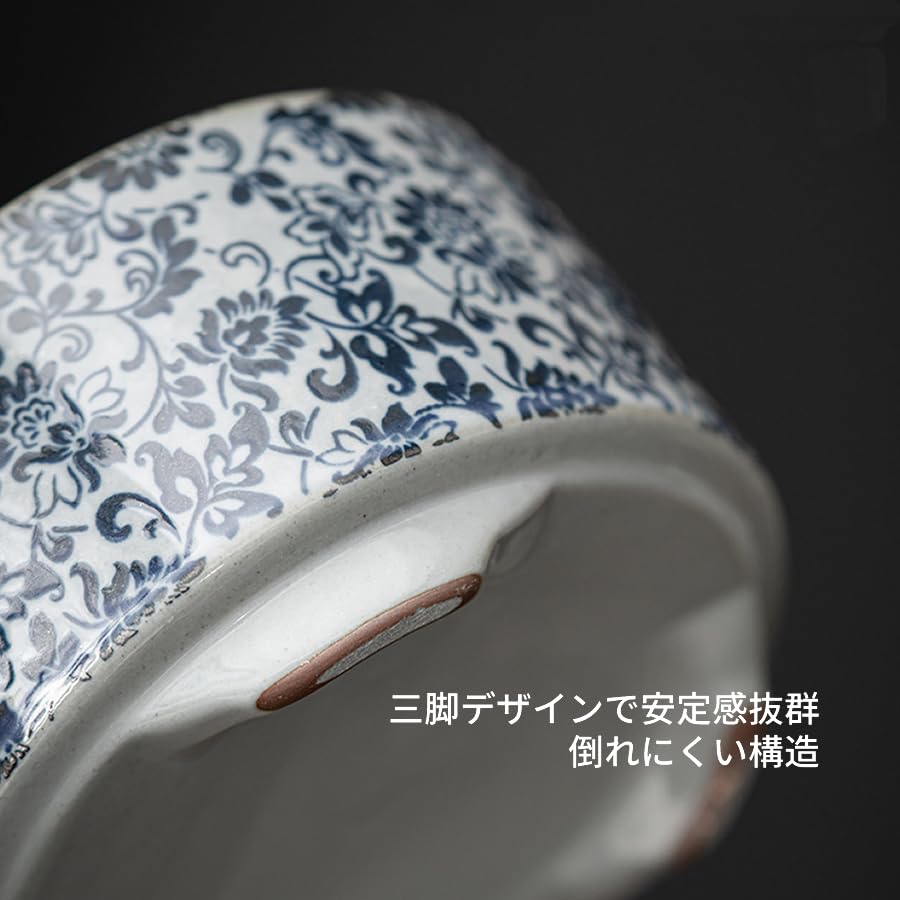 Стильная керамическая подставка для благовоний с крышкой, сеткой из нержавеющей стали и негорючим листом. Набор благовоний со спиральными благовониями. Идеально для буддийских алтарей,