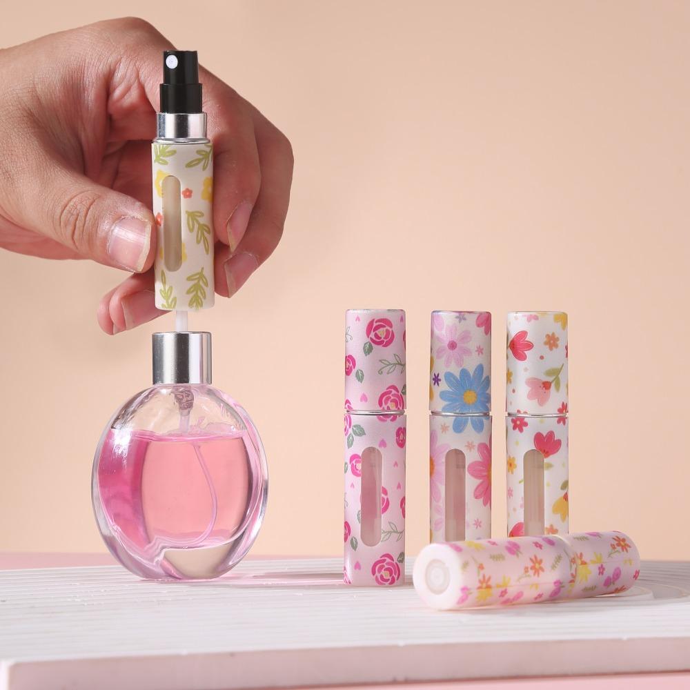 Empty Mini Perfume Bottle 5ML Perfume Atomizer Bottle Portable Spray Rotating Bottle for Women