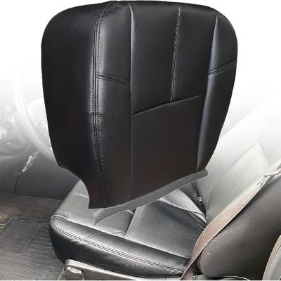 SecosAutoparts Черный кожаный чехол на нижнюю часть водительского или пассажирского сиденья, совместимый с Chevy Silverado Avalanche Tahoe Suburban GMC Sierra Yukon