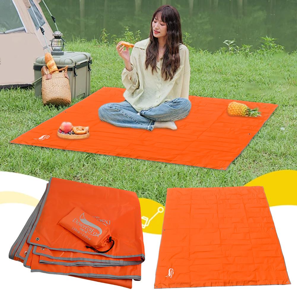 Ultralight Pocket Tent Footprints Beach Tarp Waterproof Moisture-proof Tent Floor Mat Foldable Picnic Blanket Beach Mat