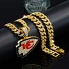 European-American Fashion Inlaid Diamond Christmas Tree Hip Hop Cuban Chain