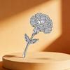 Exquisite Carnation Brooch Luxury Lapel Pin Unique Floral Corsage  Women's Accessory