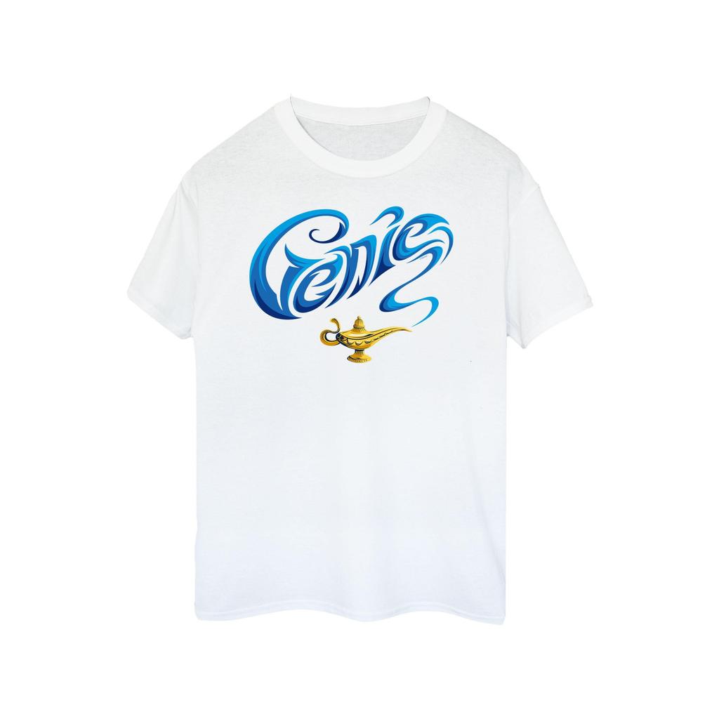 Disney Womens/Ladies Aladdin Movie Genie Lamp Cotton Boyfriend T-Shirt