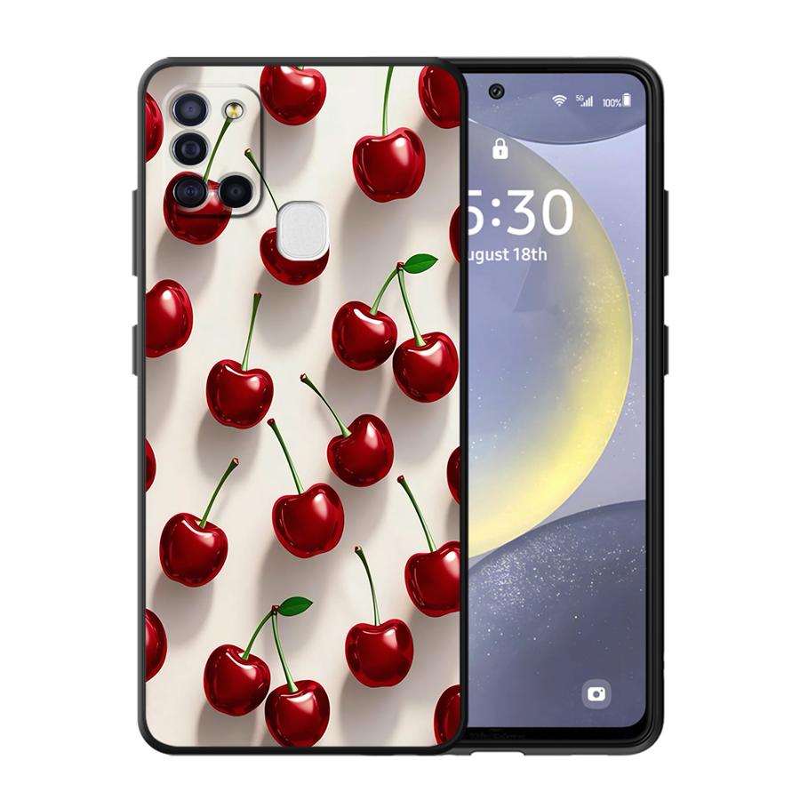 Мультяшная вишня Чехол для телефона для Samsung Galaxy A06 A15 A13 A20 A04 A70 A05 A17 A12 A16 A40 A50