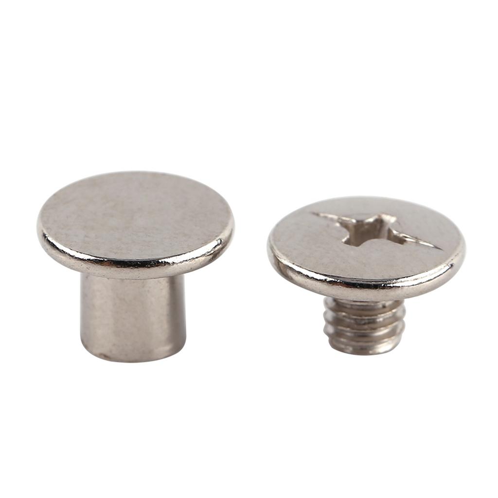 200PCS Binding Chicago Screws Nail Rivets, , High Hardness, for Album, Book Binding Craft
