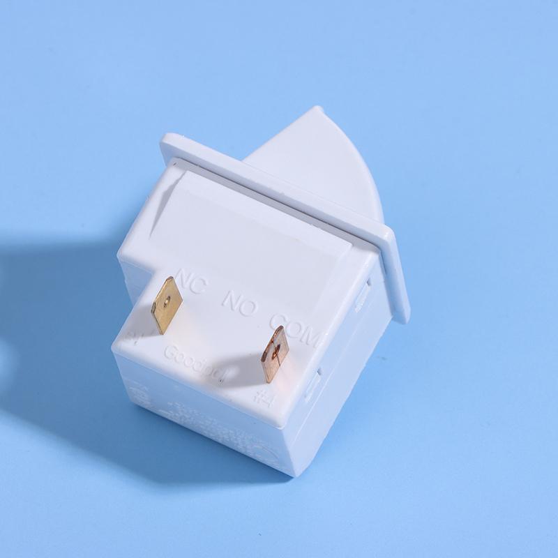 Переключатель света двери холодильника, 5A 250V AC, Запасная часть для холодильника, Кухонные аксессуары для холодильника, Универсальный, 2-контактный