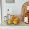 Storage Basket, Stainless Steel Woven Multi-Purpose Organizer, Large Capacity Stackable Fruit Bowl for Kitchen Bathroom Bedroom And More