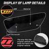 1Pair LED Rear Bumper Fog Lamp Kit Tail Fog Light For Jeep Grand Cherokee 2011 -
