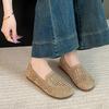 Summer New Retro Flat-bottomed Breathable Mother Shoes Hollow Casual Soft-soled Women's Hole Shoes Women