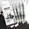 4PCS/Set Stationery Set Gel Pen Soft Touch Grip Neutral Pen Writing Tool  Students Gift