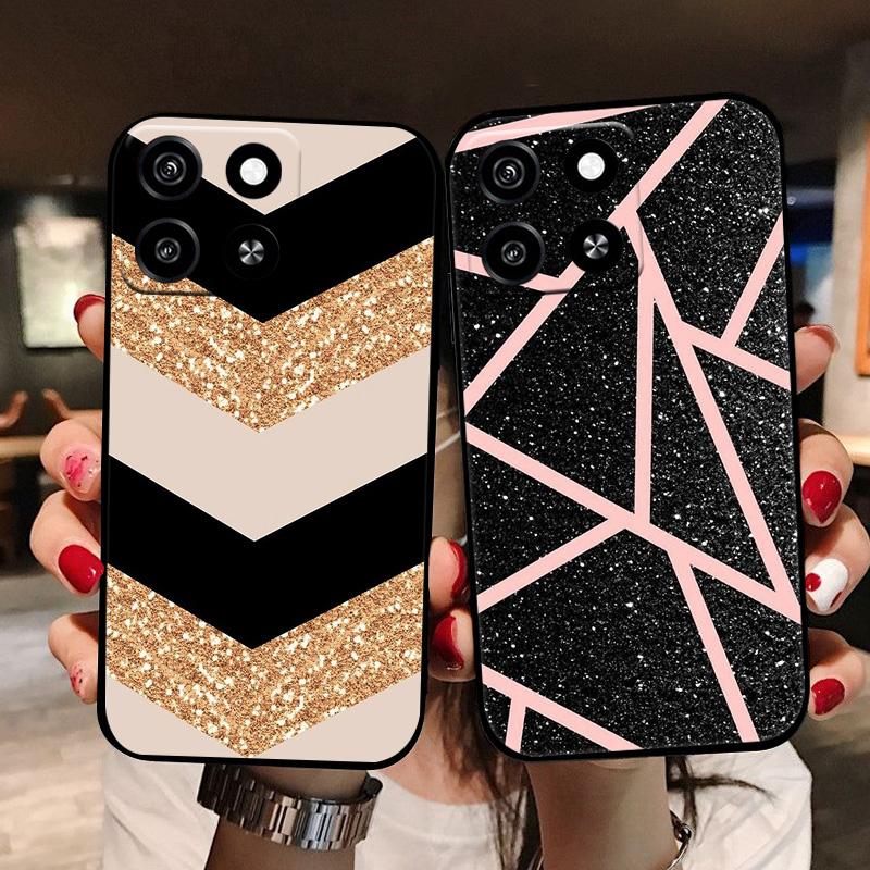 Чехол для ZTE Blade A35 Coque A55 Черный Тонкий Мягкий Силиконовый ТПУ Задняя Крышка для ZTE Blade A55 Funda Para BladeA35 2024 Чехол для Телефона