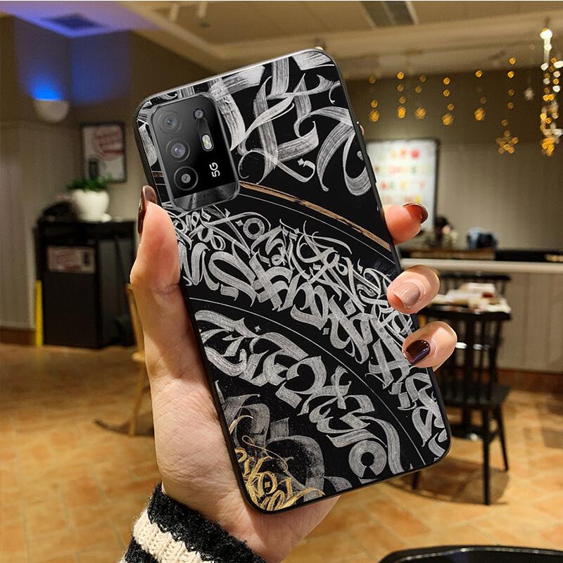 Чехол для телефона Pokras Lampas Graffiti Art для OPPO A54 A74 A94 A53S A9 A5 A15 A16 A91 A96 A76 Reno8 8Pro Reno2 Z