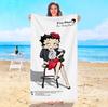 Cute Girls B-Bettys Boops Beach Towel Sauna Swimming Pool Bath Towels Bathroom For Home Playa Travel Spa Baby Microfiber Gym Sea