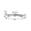 1PC Steel Crystal Gem Eyebrow Ring Tragus Helix Rook Earring Piercings Curved Banana Piercing Lip Helix Rings Jewelry 16G