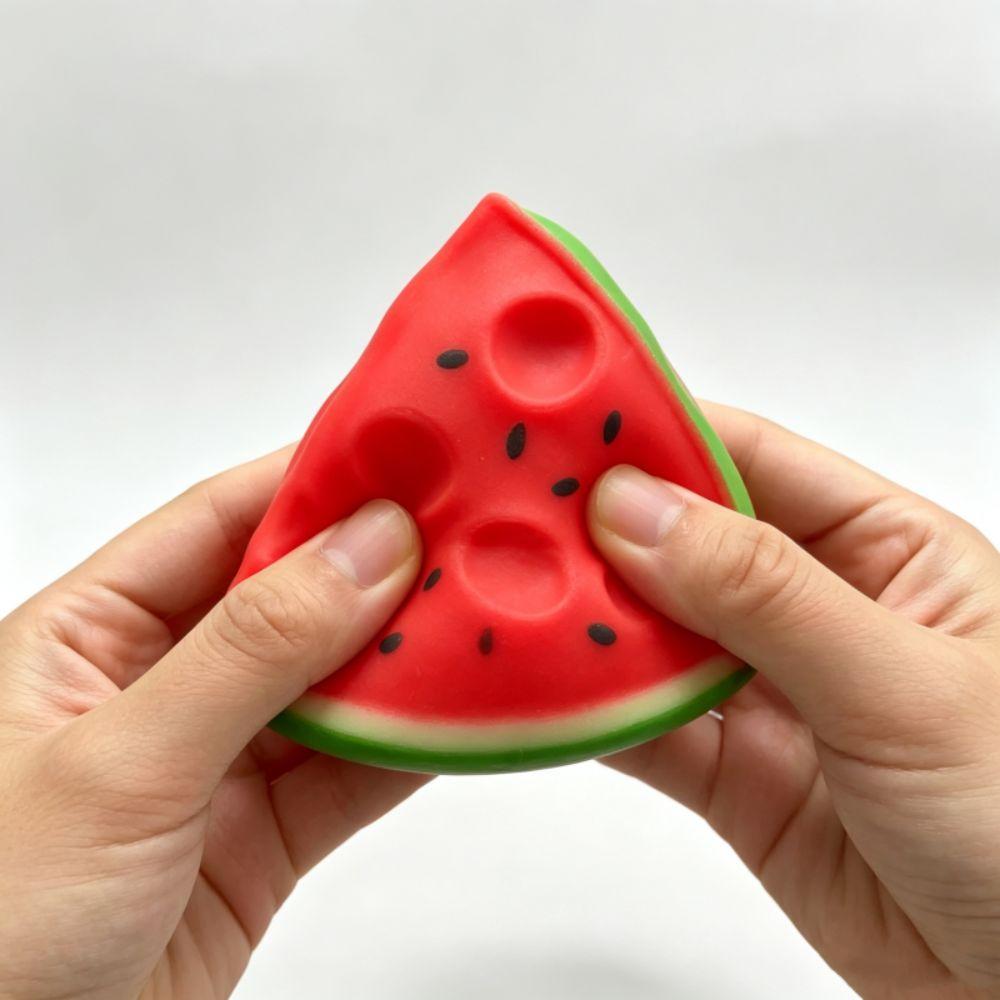 Hand Relax Crispy Watermelon Handmade Blocks Filled Squishy Crunchy Squeeze Student Prize
