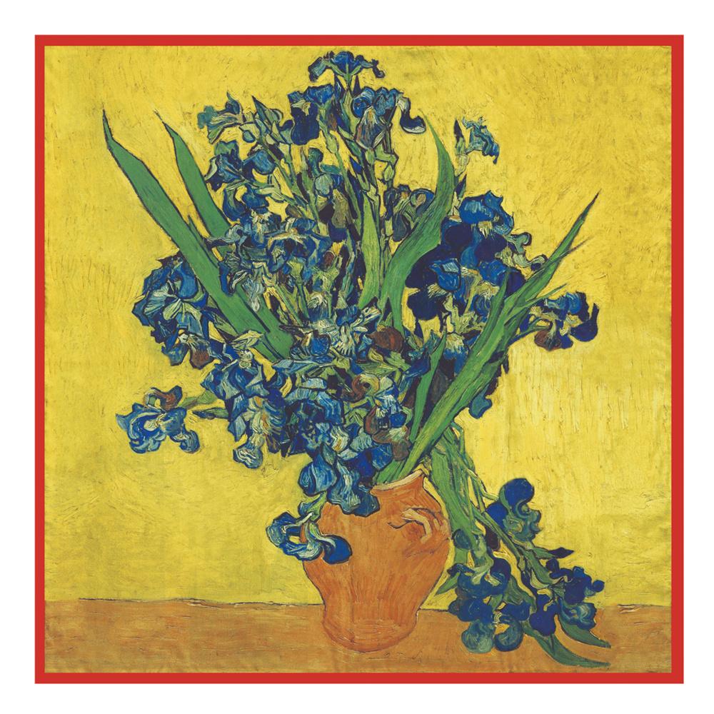 Silk Scarf Women Oil Painting Square Scarves Head Echarpes Silk Foulards Femme Wraps Beach Shawls Bandana Lady Hijabs 90CM