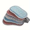 3/5pcs, Kitchen Dishwashing Sponge, Does Not Hurt Pot Brush Pot Artifact, Household Double-sided Cleaning Sponge Wipe, Scouring Pad