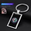 IJHD3 Car Keychain Auto Emblem Keyring Pendant Accessories For Alfa Romeo Giulietta 159 Mito Giulia Stelvio 147 156 Tonale Brera Disco