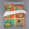 Clock Duvet Cover Set For Kids Teens Boys Girls Lightweight Down Quilt Covers Bedroom Decor 2 Pillowcases 1 Duvet Cover No Quilt
