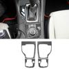 For Mazda 3 Axela 2014-2019 Center Control Gear Panel Decor Carbon Fiber Cover Trim Strip Inside Car Interior Accessories