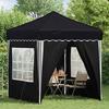 Pop up Party Tent 195 x 195 x 245 cm Anthracite Oxford Fabric