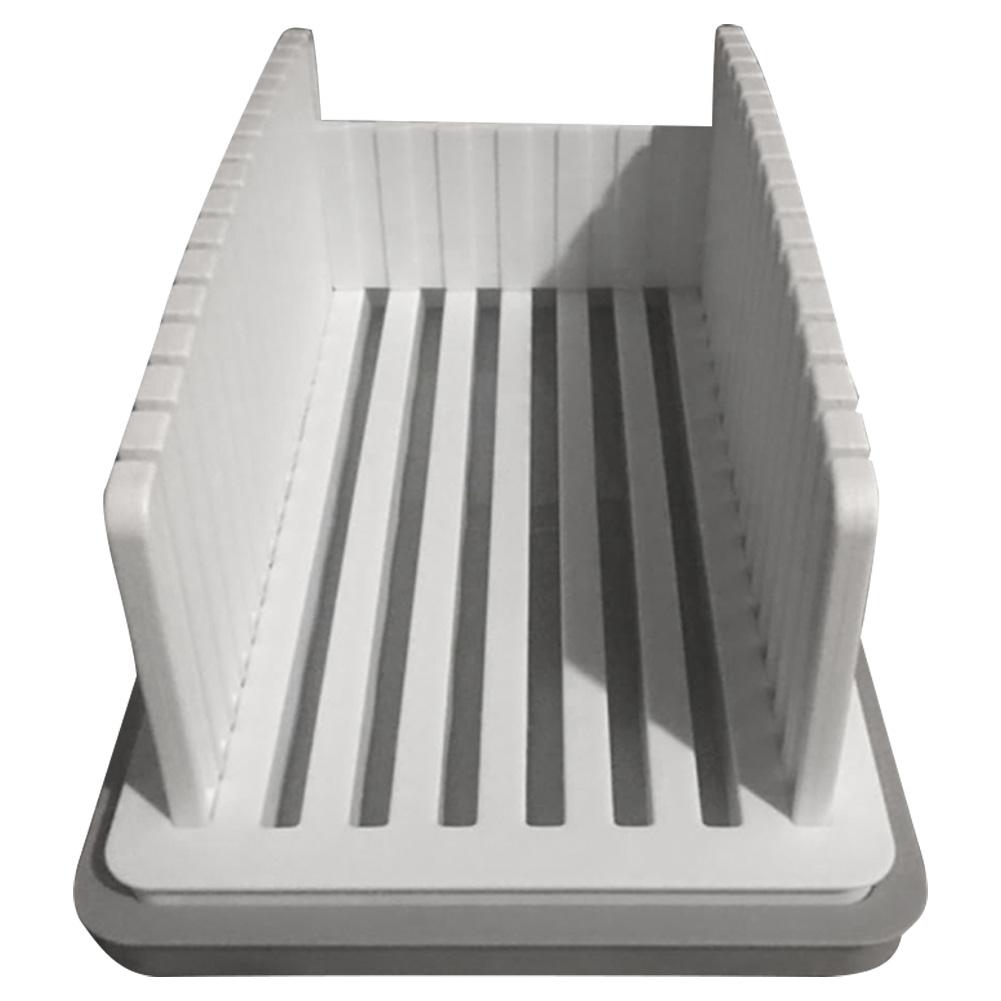 Хлеборезка с поддоном для крошек, направляющая для нарезки хлеба, кухонные инструменты с регулируемой шириной