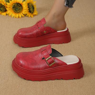 Модные женские тапочки на платформе, роскошные закрытые носки, женские, новые, плоские, мягкие, дизайнерские, римские, лаконичные, сандалии, модная обувь для отдыха на природе для женщин