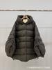 Winter New White Duck Down Bat Loose Large Size Fashion Women's Down Jacket Casual Daily Warm Jacket