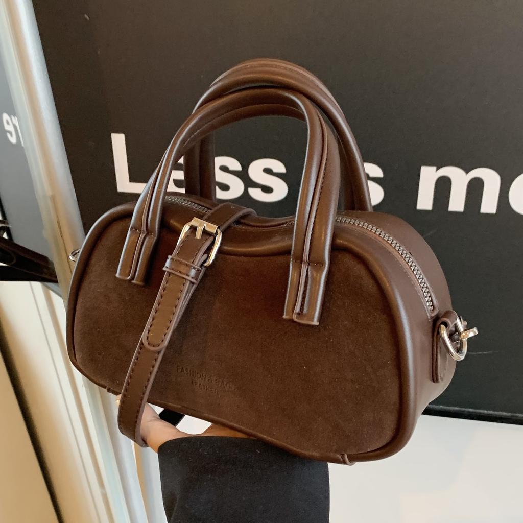 Simple Matte Bag Women'S Bag Autumn Portable Pillow Bag Premium Foreign Retro Messenger Bag