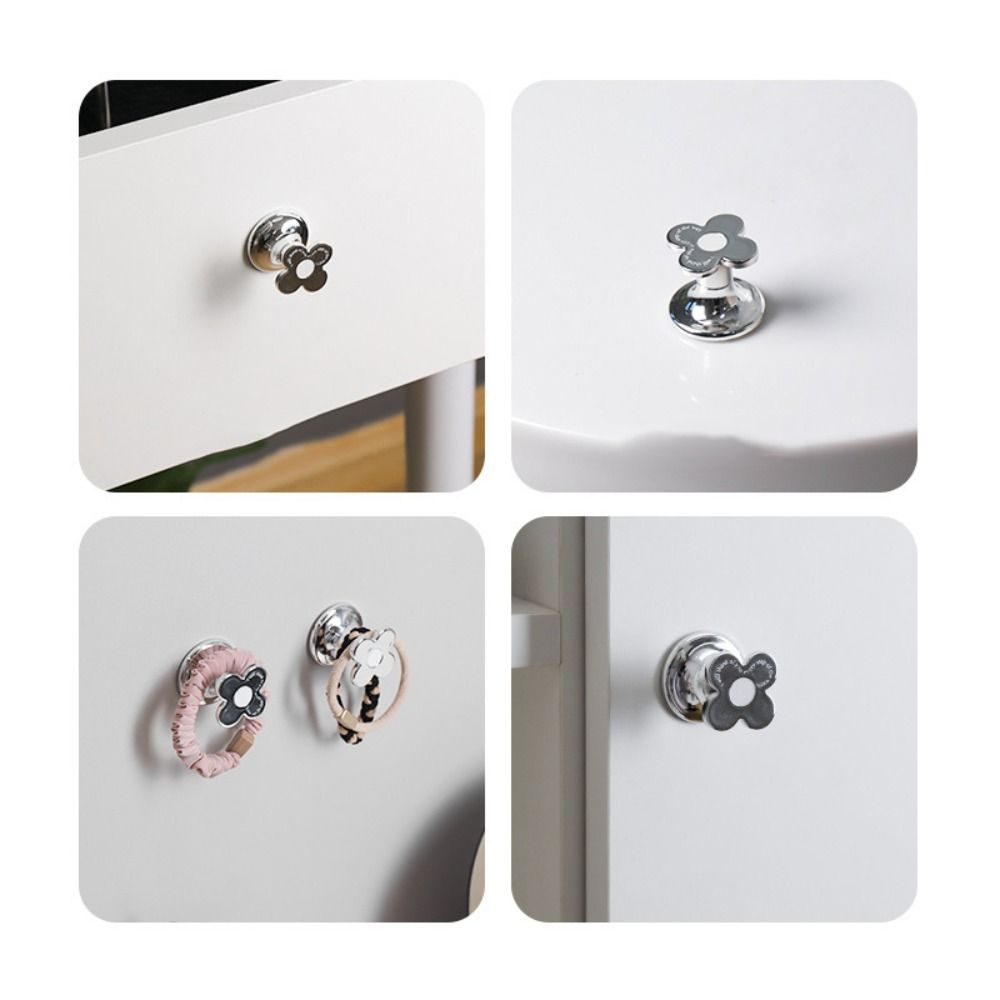 Цветок Формы Туалетная Кнопка Нажатия Универсальный Шкаф Ящик Новая Мебель Ручки