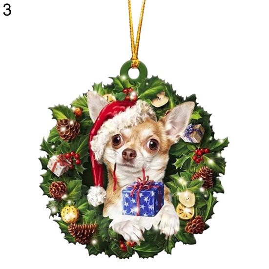 Рождественская подвеска Уникальное изысканное исполнение Собачьи украшения ADM