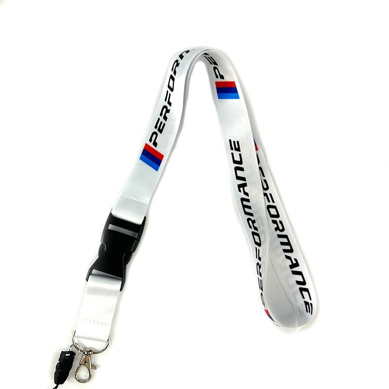 BBKP7 Stickers Car Modification Lanyard Phone Work ID Card Neck Strap for BMW M Performance 1 3 4 5 6 7 Series X1 X3 X4 X5 X6 F30 F10