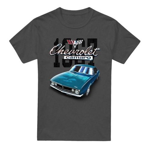 Chevrolet Unisex Adult Classic Camaro Heather T-Shirt