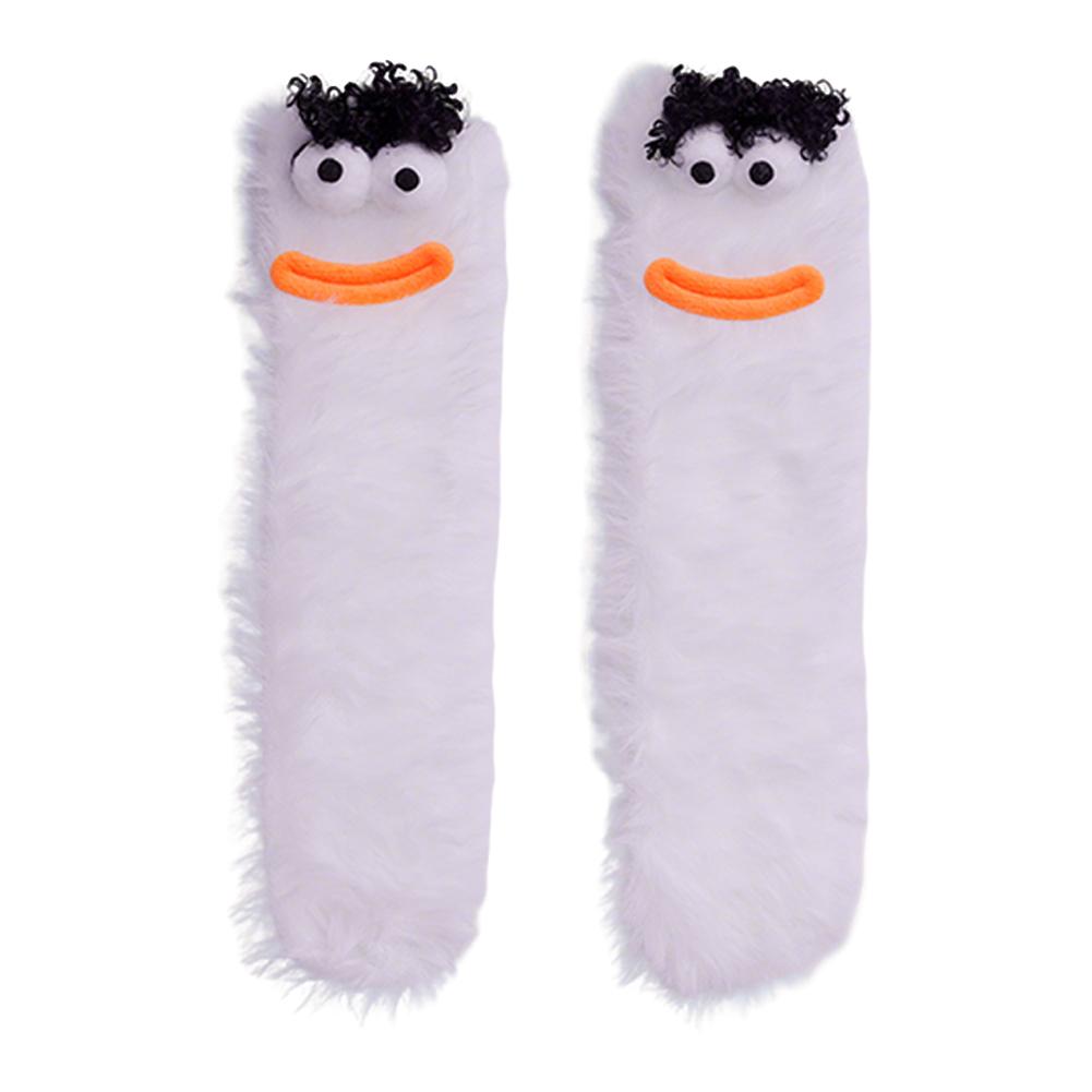 1 Pair Funny Ugly Cute Socks With Big Eyes Autumn Winter Plush Floor Socks Couple Sleep Sock Fuzzy Socks Christmas Gifts