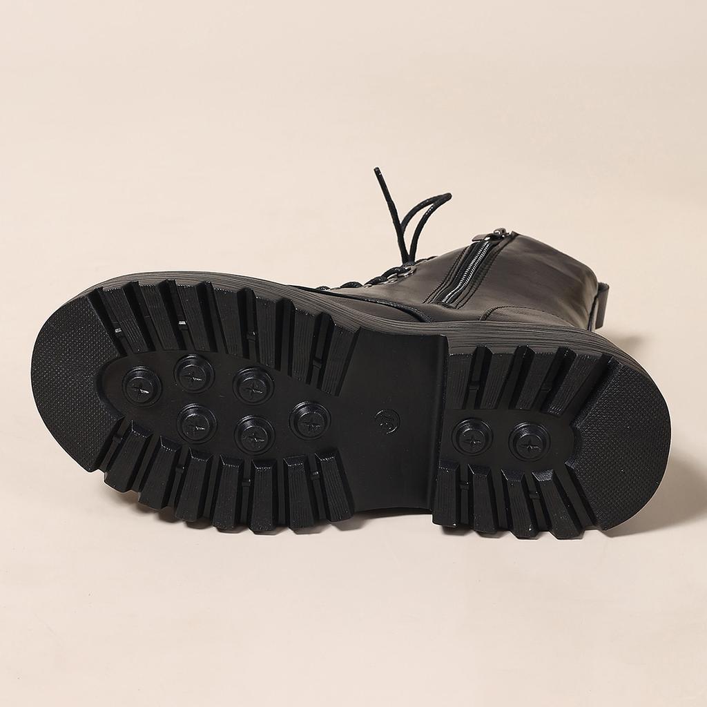 Модные женские осенне-зимние ботинки нового стиля, устойчивые к холоду, толстые, на модной толстой подошве, простые, удобные, износостойкие короткие ботинки