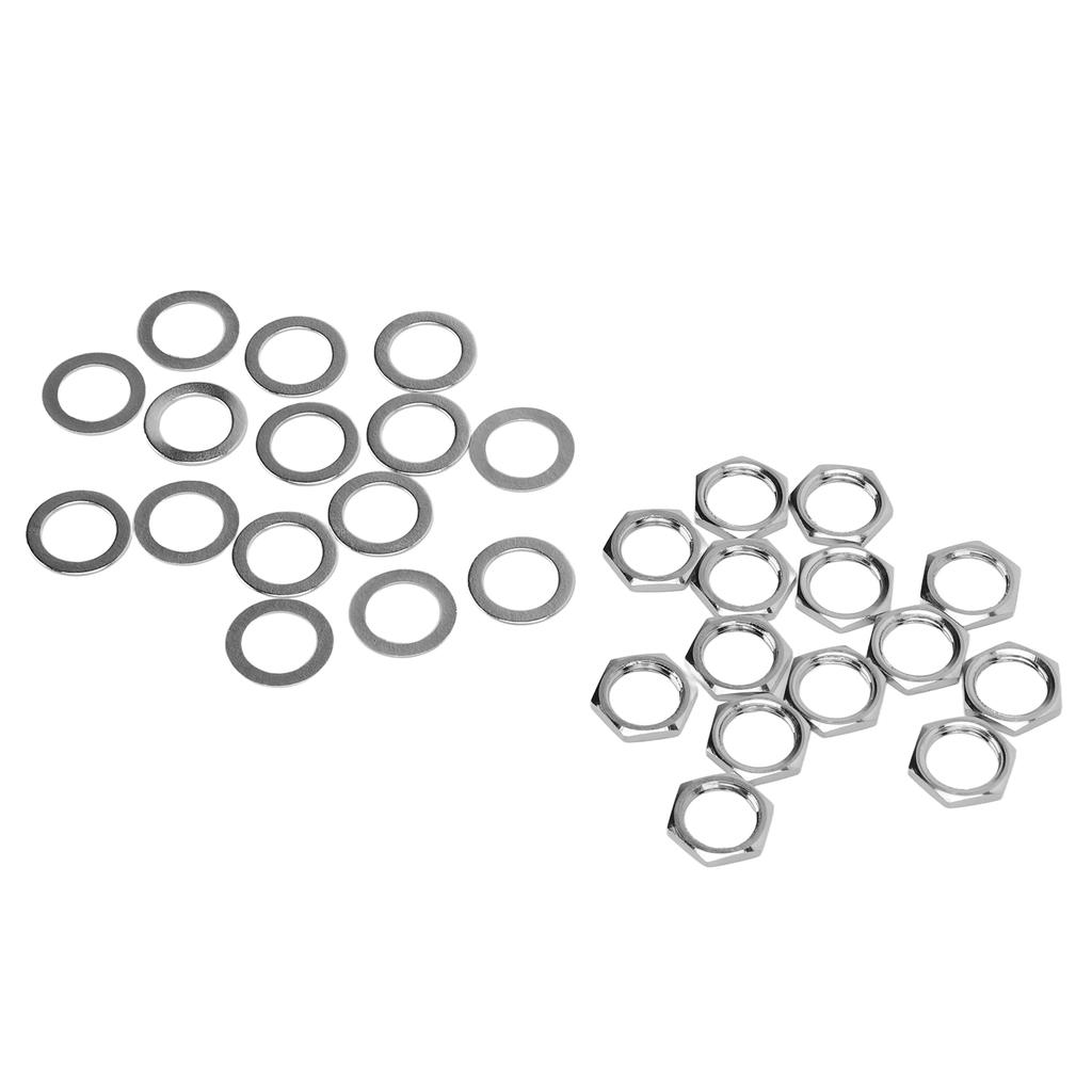 Гнездо для инструмента с резьбой G3 8, комплект металлических шайб, крепеж для электрогитары, бас-гитары