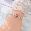 925  Silver Christmas Puppy Cat Charms Sleigh Happy New Year Bead Pendant Fit Original Bracelet Necklace Jewelry Gift
