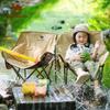 Camel Outdoor Folding Moon Camping Chair