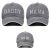 Vintage Parent-child Baseball Hats Adjustable Family Matching Baseball Cap Sport Visors Cap  Gifts
