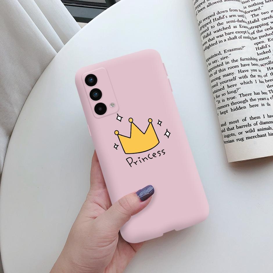 Чехол для OPPO Realme GT Master Edition Чехол Новый Модный Конфетный Цвет Милый Мультяшный TPU Ударопрочный Корпус Телефона Coque Fundas