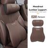 For Volkswagen VW Car Headrest Lumbar Support Comfortable Neck Pillow Waist Cushion Scirocco Passat Polo B5 B6 B7 CC Tiguan zj1