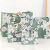 Green Handhold Paper Bag Luxury Shopping Bag Creative Packaging Bag  Gift