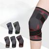 Наколенники для езды на велосипеде, баскетбола, бега, мужские и женские дышащие силиконовые противоскользящие нейлоновые эластичные трикотажные ремни, спортивные наколенники давления