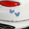 Shimmering Rhinestones Butterfly Car Sticker Sparklings Crystal Decal for Bumpers Window Laptop& DIY Auto Accessories