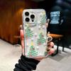 Забавная чехол-накладка на iPhone 11/12 с рождественской елкой 15Promax Apple 13/14 противоударный мягкий чехол xr/xs/78