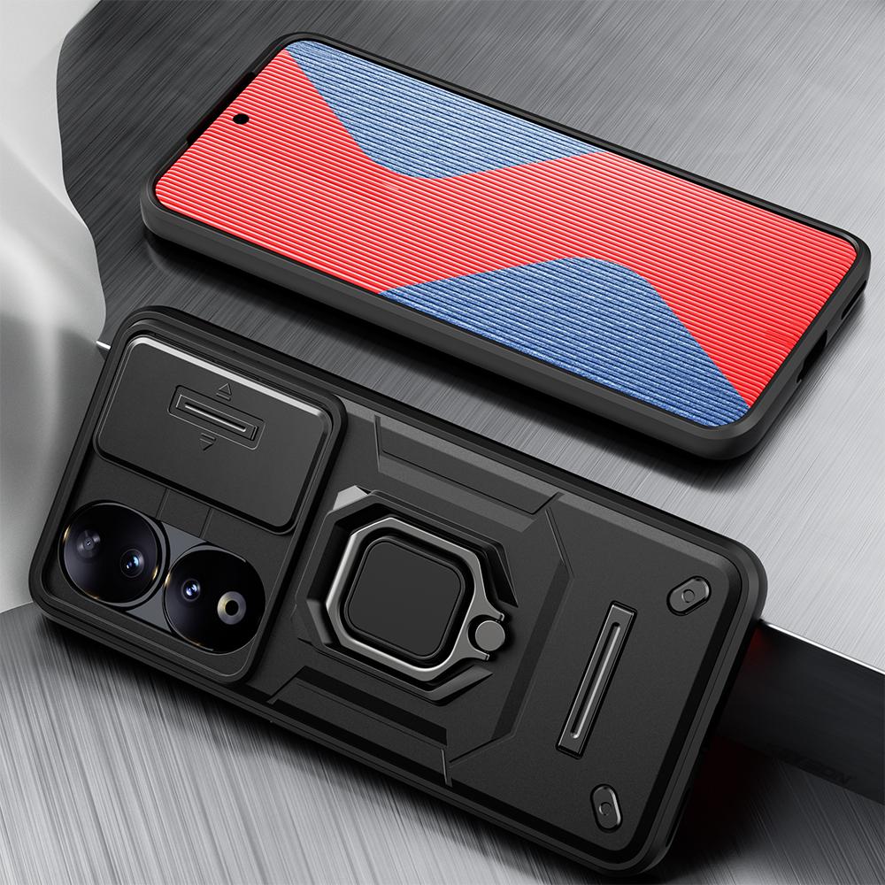 KEYSION Противоударный защитный чехол для Honor 90 90 Lite 5G, защитное кольцо для объектива камеры, чехол-подставка для телефона для Huawei Honor 90 5G