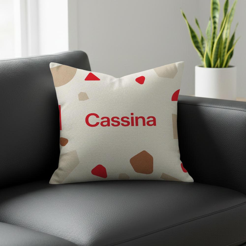 Brand Cassina Cushion Cover Natural Linen Pillowcase Set AllinOne Decor for Sofa Bedroom Chair