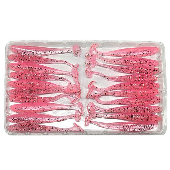 20 шт. 5,5 см светящаяся поддельная мягкая силиконовая искусственная приманка воблер рыбная приманка для плавания