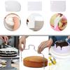 6-73Pcs Set Cake Turntable Table Pastry Bag Icing Piping Nozzles Cream Scraper Cake Layerer Baking Tools Decoration Accessories